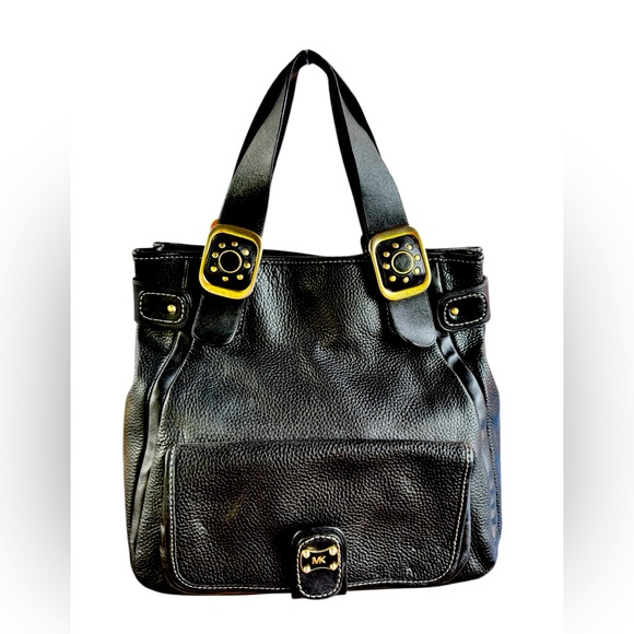 Michael Kors Handbags - Michael Kors Black Vintage with Gold Accents